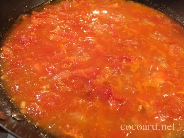 塩麹でトマトソース作り！フライパンで