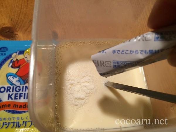 常温製法：ケフィアの種菌で豆乳ヨーグルト作り01